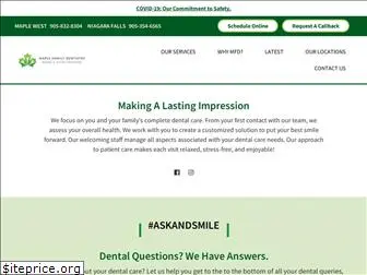 maplefamilydentistry.com