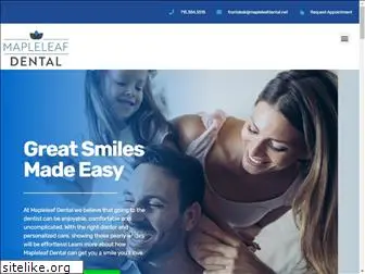 mapleleafdental.net