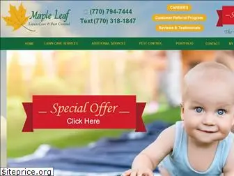 mapleleaflawnandpest.com