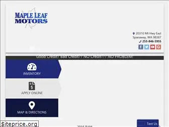 mapleleafmotors.com