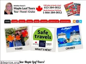 mapleleaftours.com