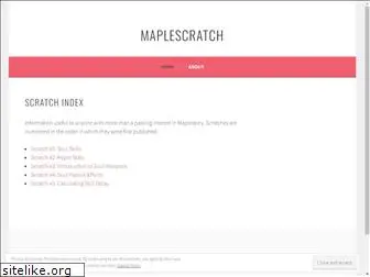 maplescratch.wordpress.com