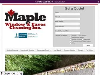 maplewindowcleaning.com