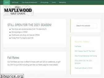 maplewoodgolfcourse.com