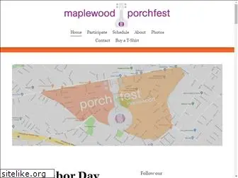 maplewoodporchfest.com