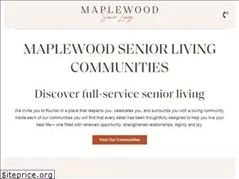 maplewoodseniorliving.com