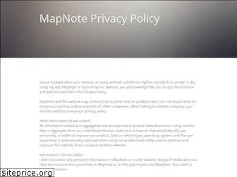 mapnoteprivacypolicy.strikingly.com
