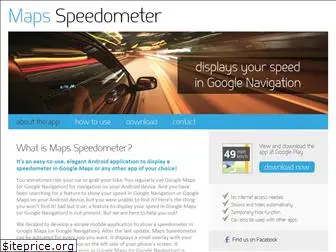 mapsspeedometer.com