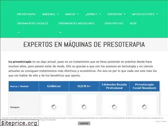 maquinaspresoterapia.com