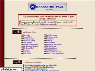 maranatha-page.com