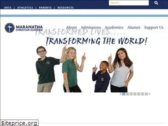 maranathachristianschools.org