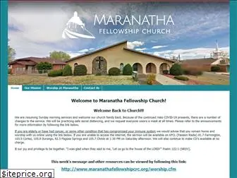 maranathafellowshipcrc.org