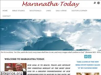 maranathatoday.com