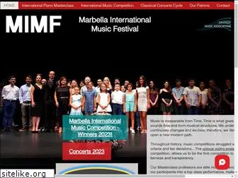 marbellainternationalmusicfest.com