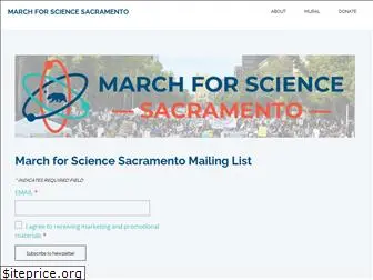 marchforsciencesacramento.com