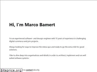 marcobamert.com