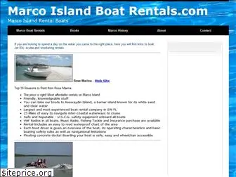 marcoislandboatrentals.com