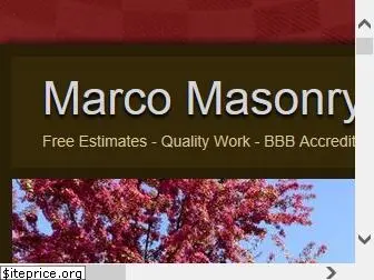 marcomasonry.com