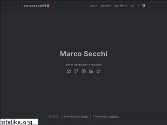 marcosecchi.it