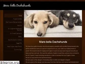 marebelladachshunds.com