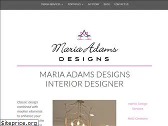 mariaadamsdesigns.com