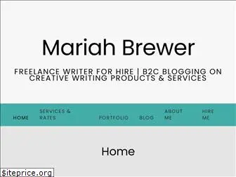 mariahbrewer.com