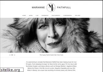 mariannefaithfull.org.uk