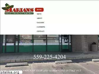 mariansfreshmex.com