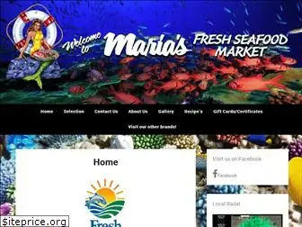 mariasfreshseafoodmarket.com