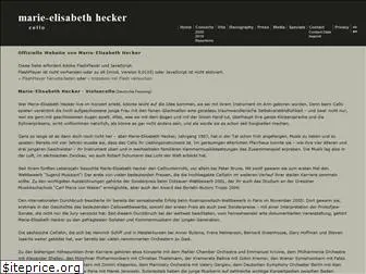 marieelisabethhecker.com