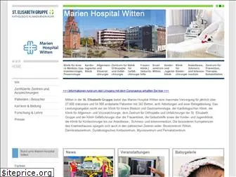 marien-hospital-witten.de