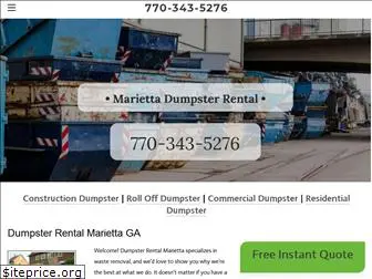 mariettadumpsterrental.com