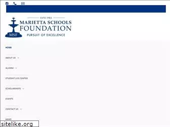 mariettaschoolsfoundation.com