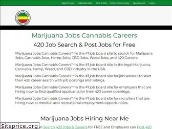 marijuanajobscannabiscareers.com