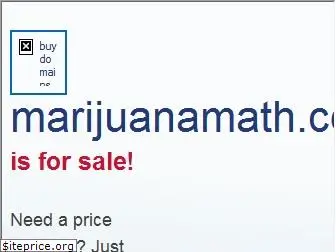 marijuanamath.com