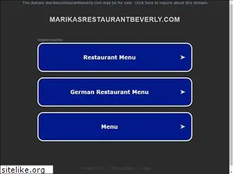 marikasrestaurantbeverly.com