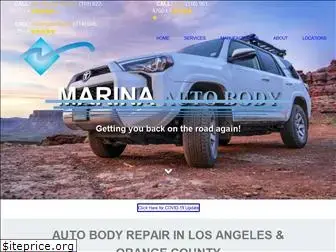 marinaautobody.com