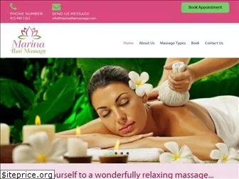 marinathaimassage.com