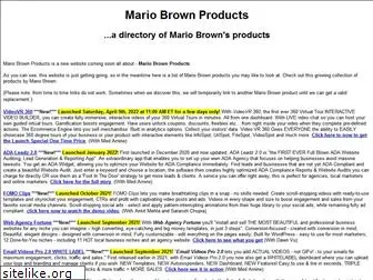 mariobrownproducts.com