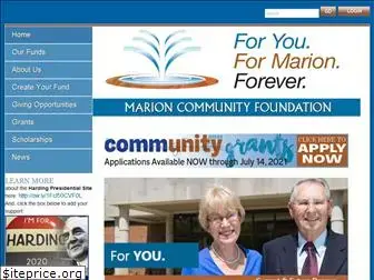 marioncommunityfoundation.org