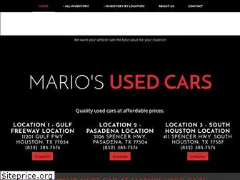 mariosusedcars.com