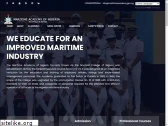 maritimeacademy.edu.ng
