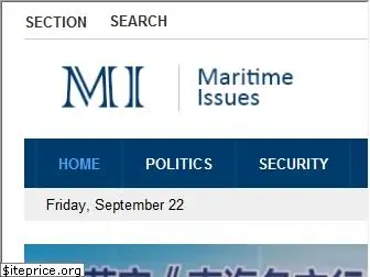 maritimeissues.com