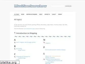 maritimeknowhow.com