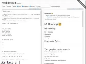 markdown-it.github.io