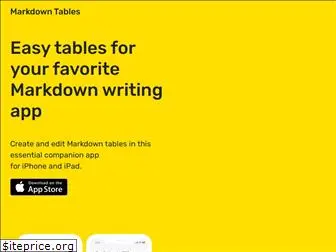 markdowntables.app