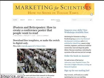 marketingforscientists.com