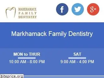 markhamackdental.com