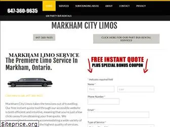 markhamcitylimos.com