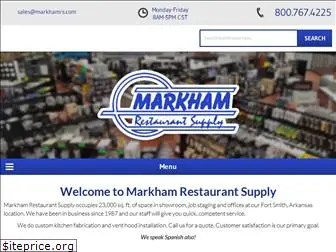 markhamrestaurantsupply.com